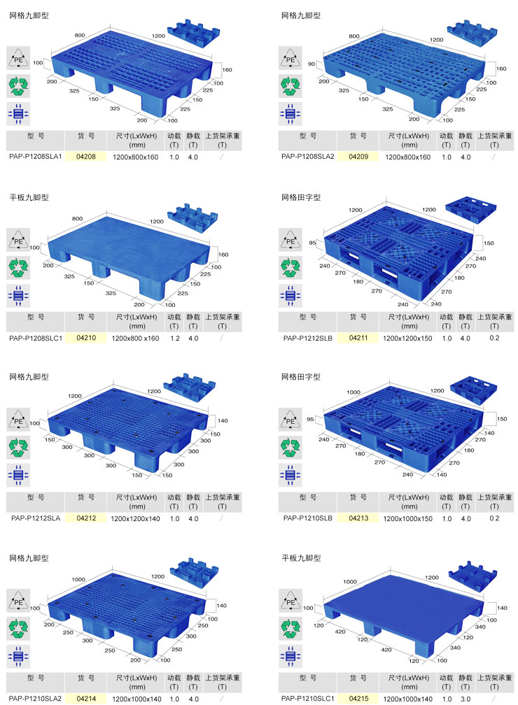 重型塑料托盤